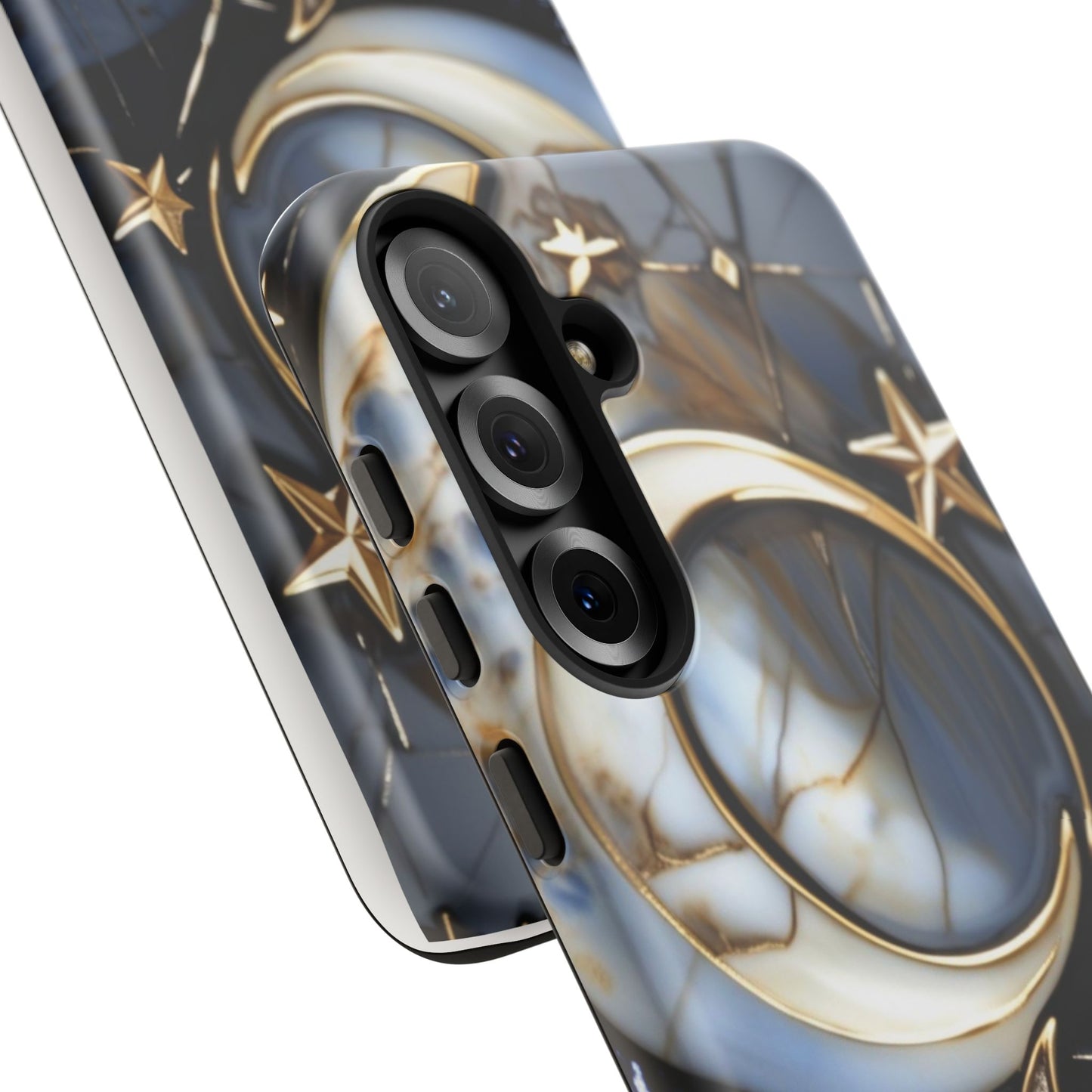 Waning Crescent Moon and Stars Phone Case