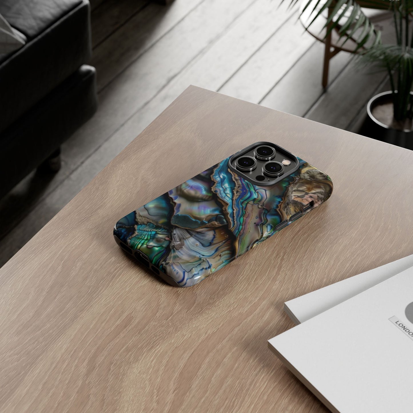 Blue Abalone Mollusk Phone Case