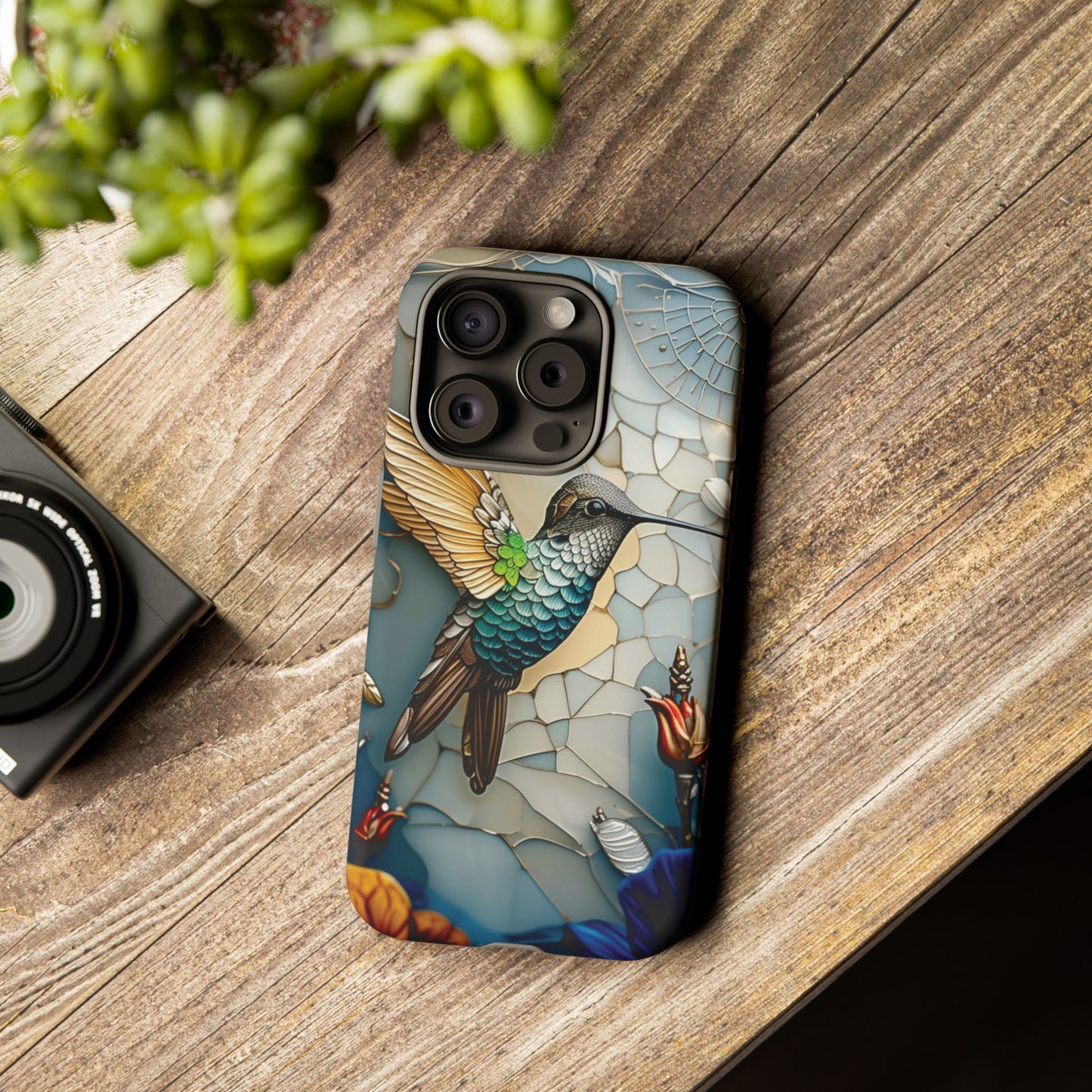 Artistic Hummingbird Phone Case
