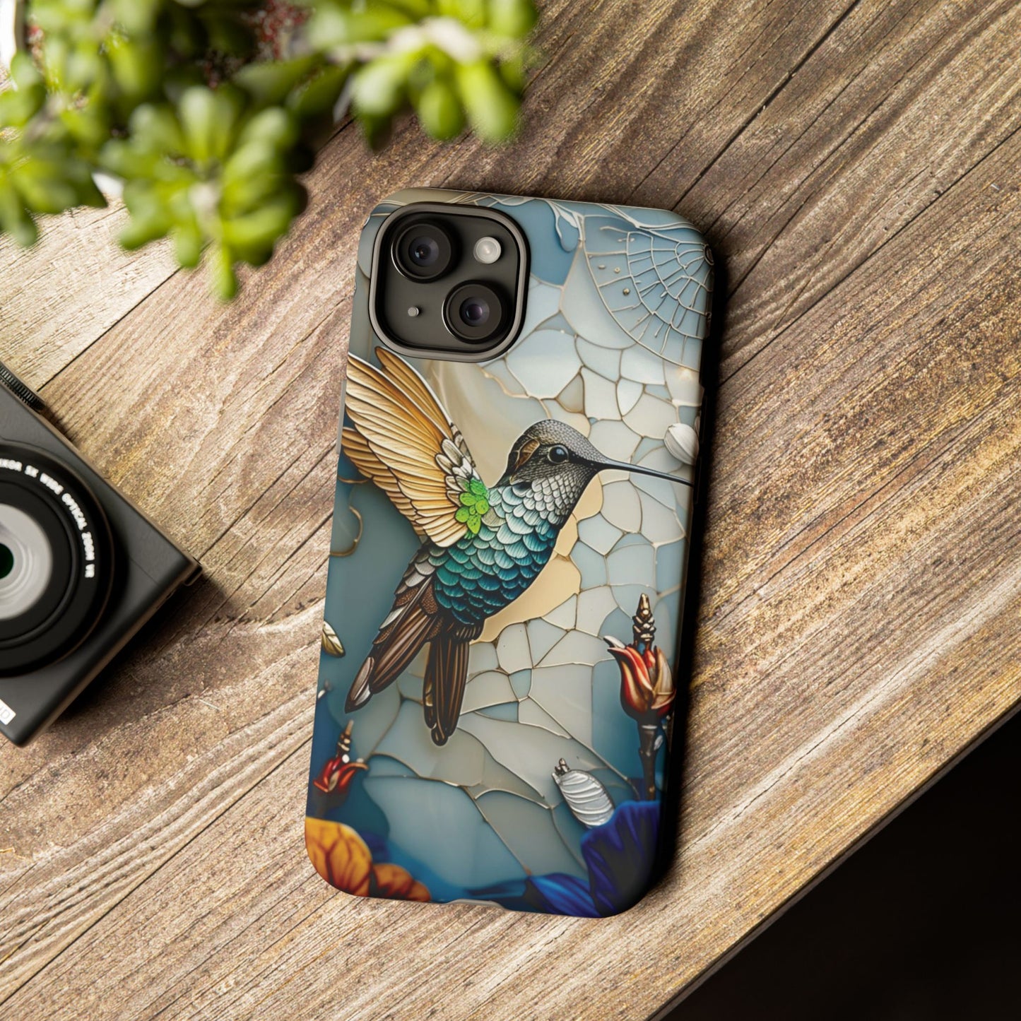 Artistic Hummingbird Phone Case