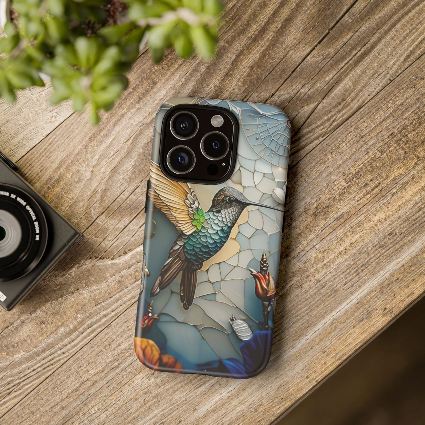 Artistic Hummingbird Phone Case