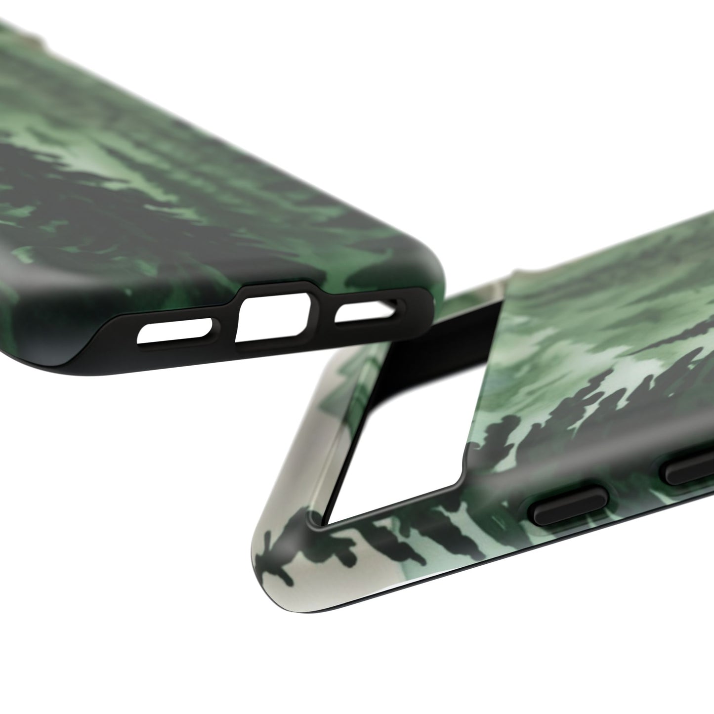 Watercolor Pine Tree Forest Mountains Phone Case