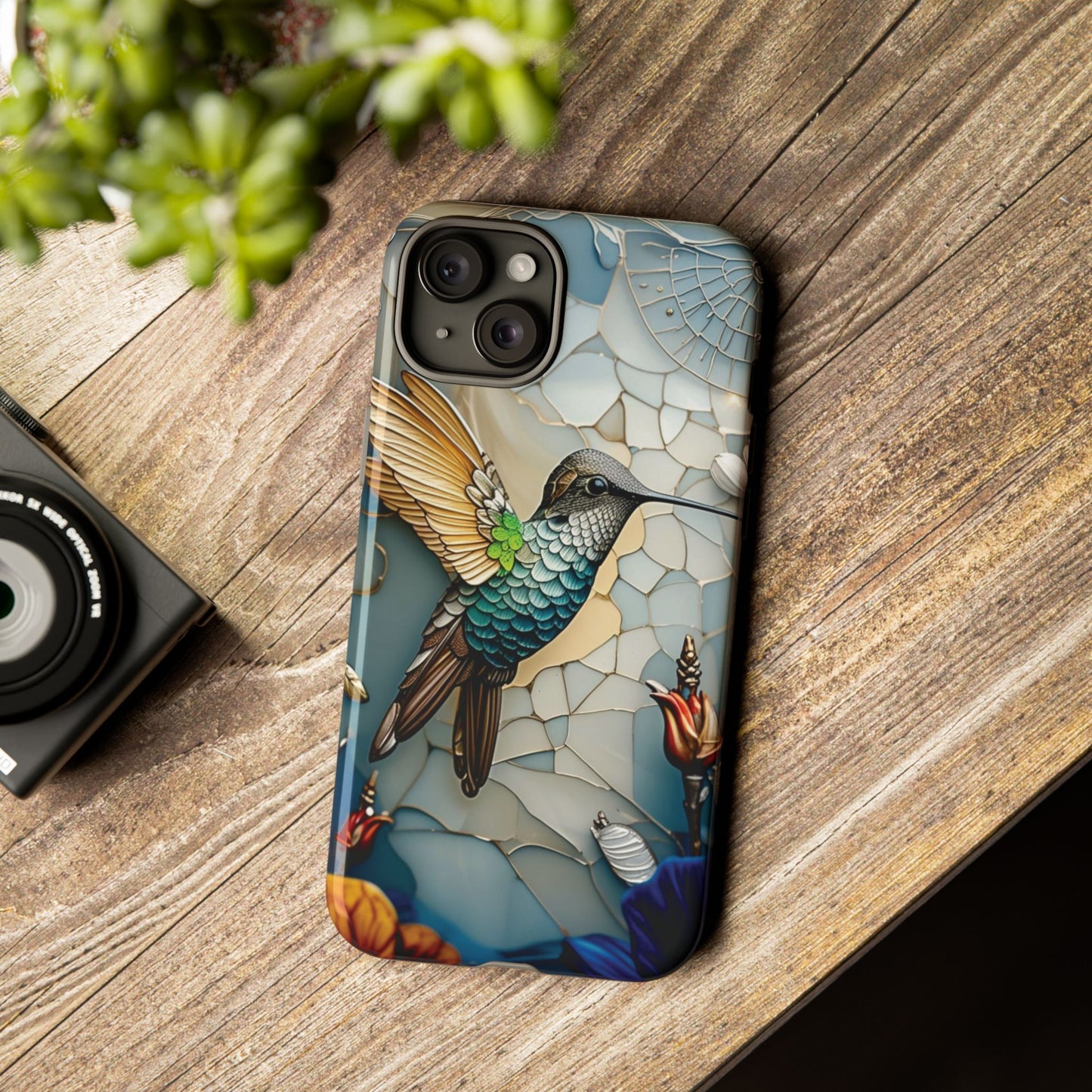 Artistic Hummingbird Phone Case
