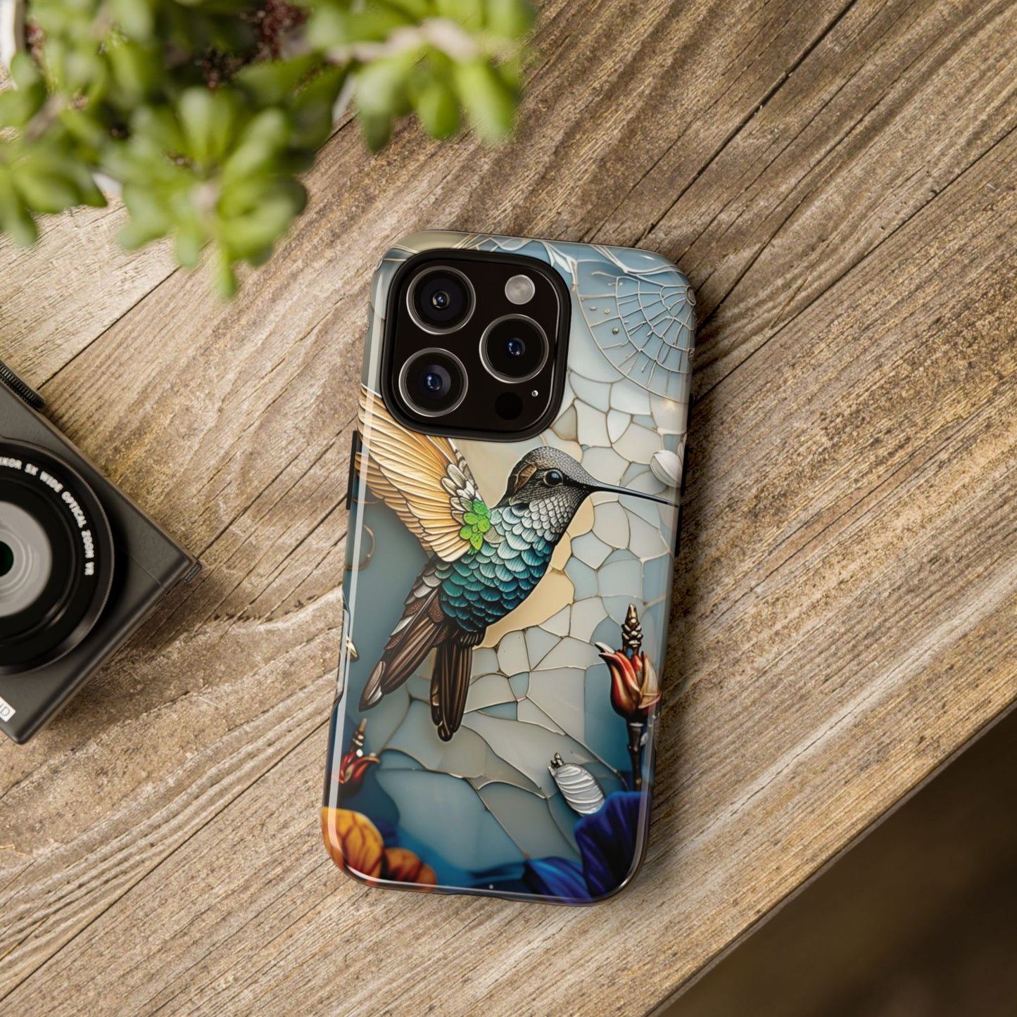 Artistic Hummingbird Phone Case