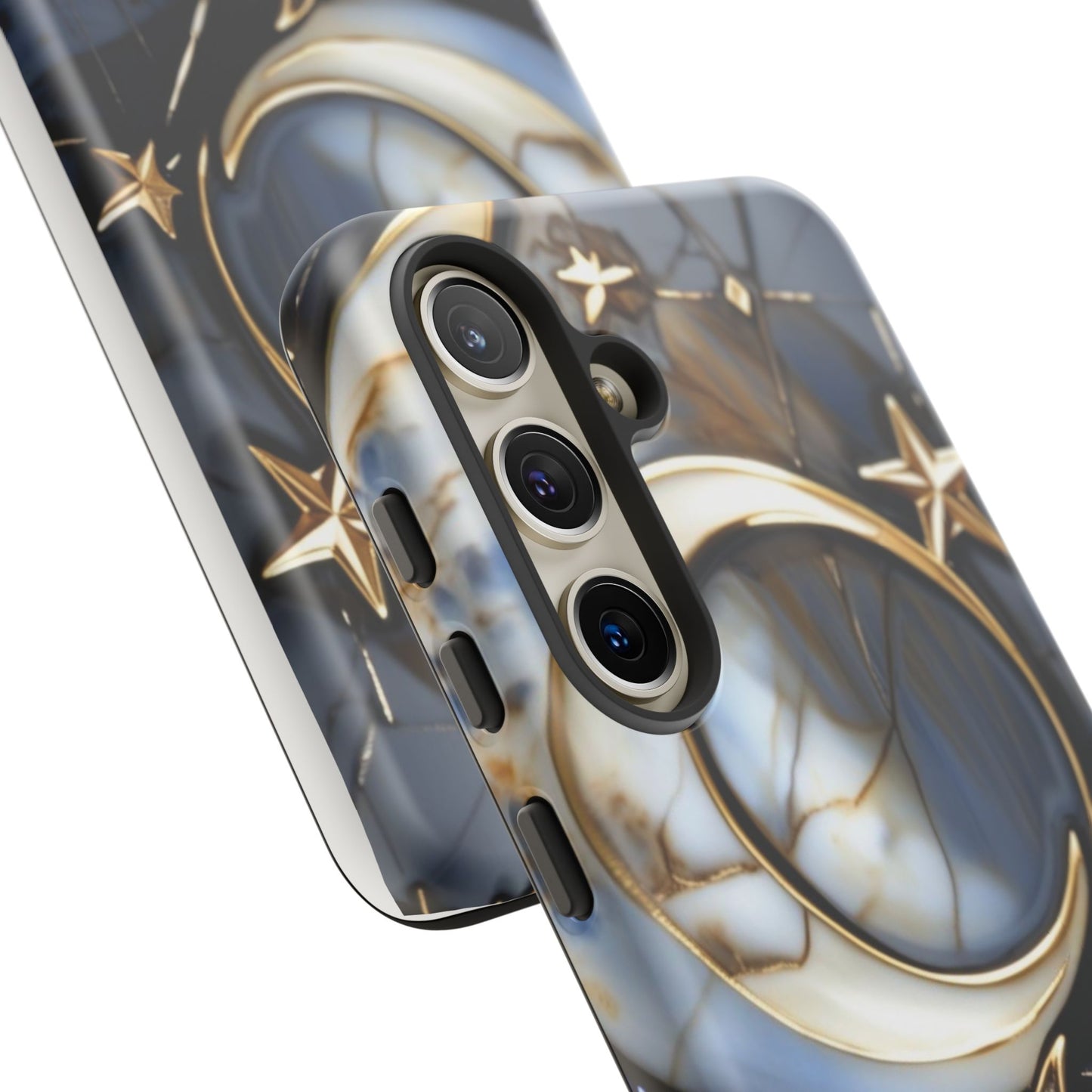 Waning Crescent Moon and Stars Phone Case