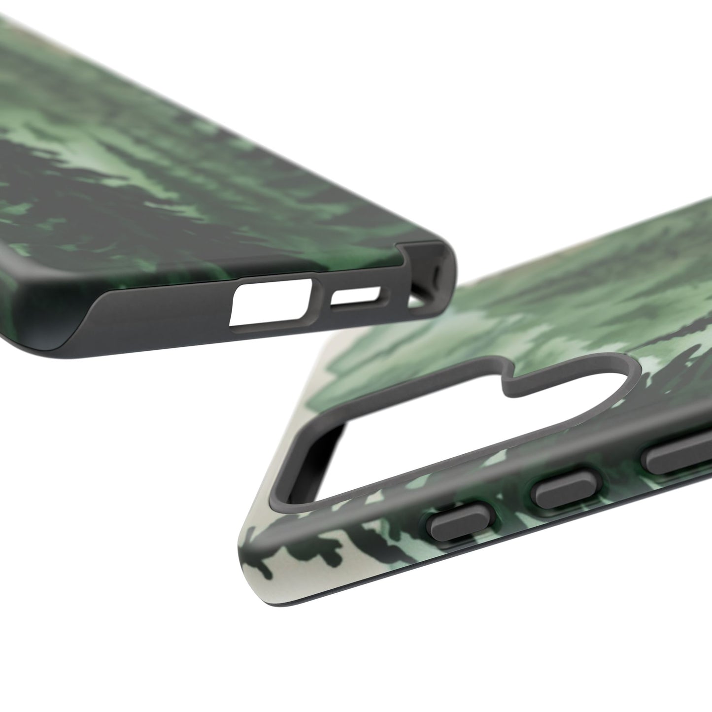 Watercolor Pine Tree Forest Mountains Phone Case