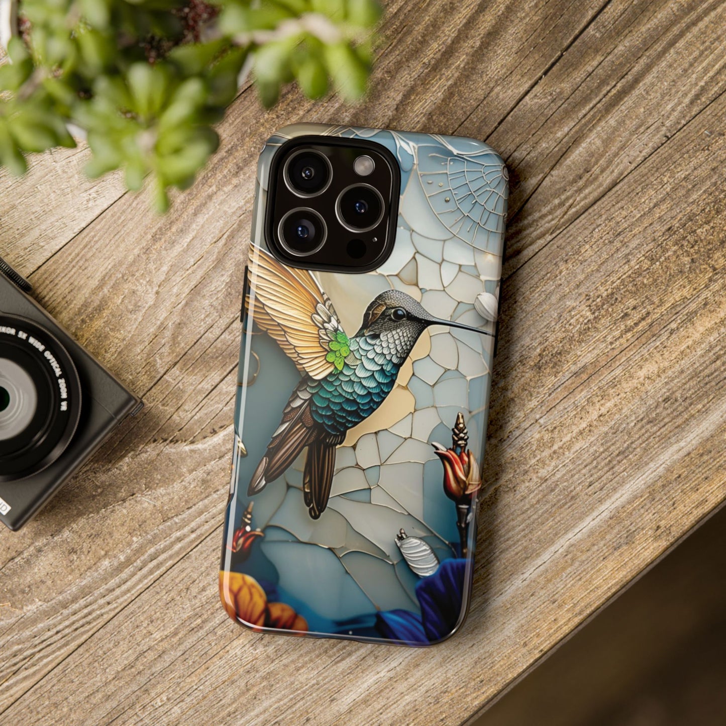 Artistic Hummingbird Phone Case