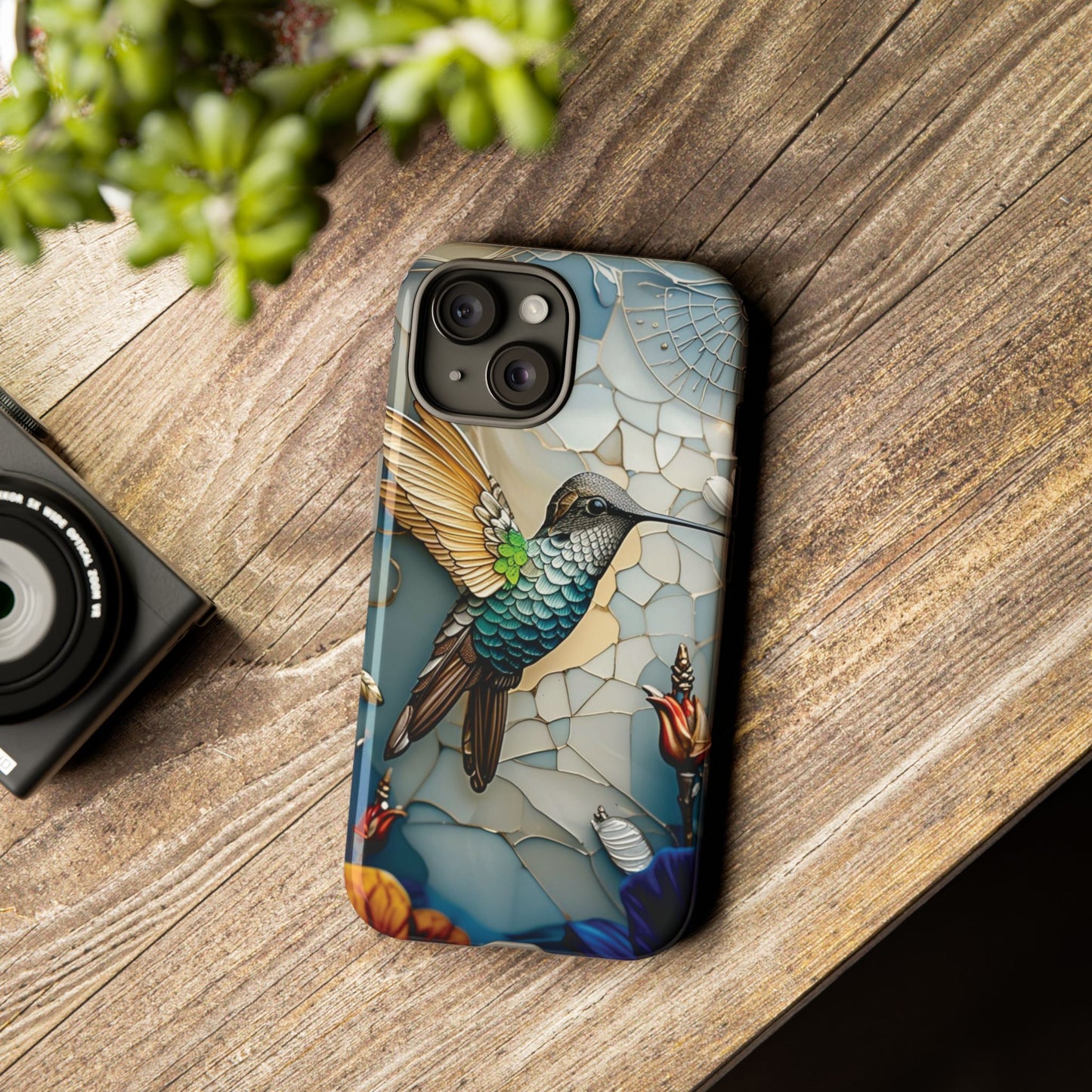 Artistic Hummingbird Phone Case