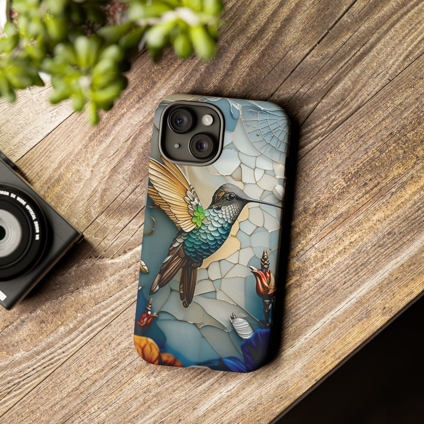 Artistic Hummingbird Phone Case