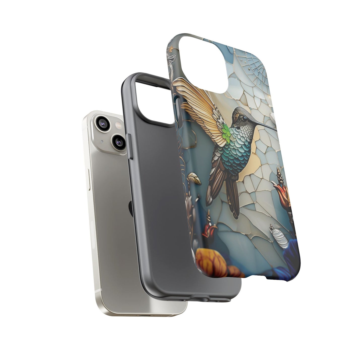 Artistic Hummingbird Phone Case