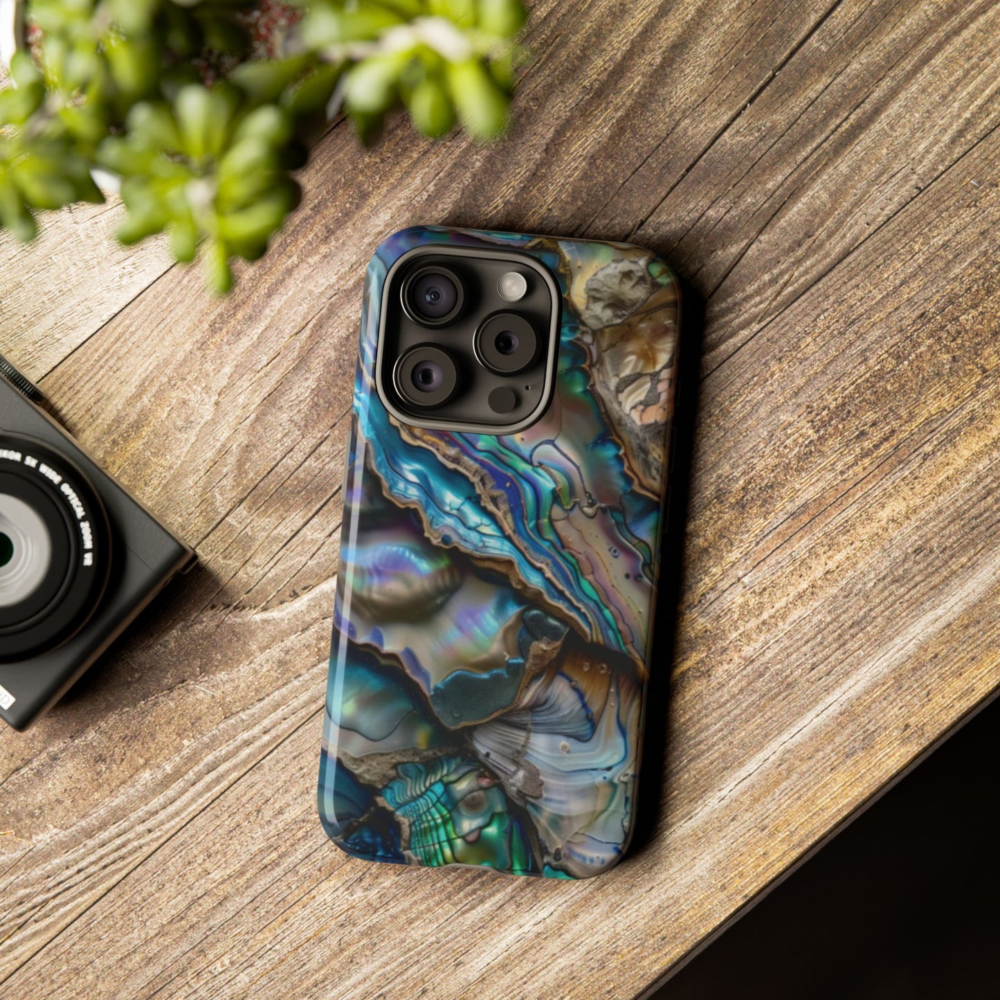 Blue Abalone Mollusk Phone Case
