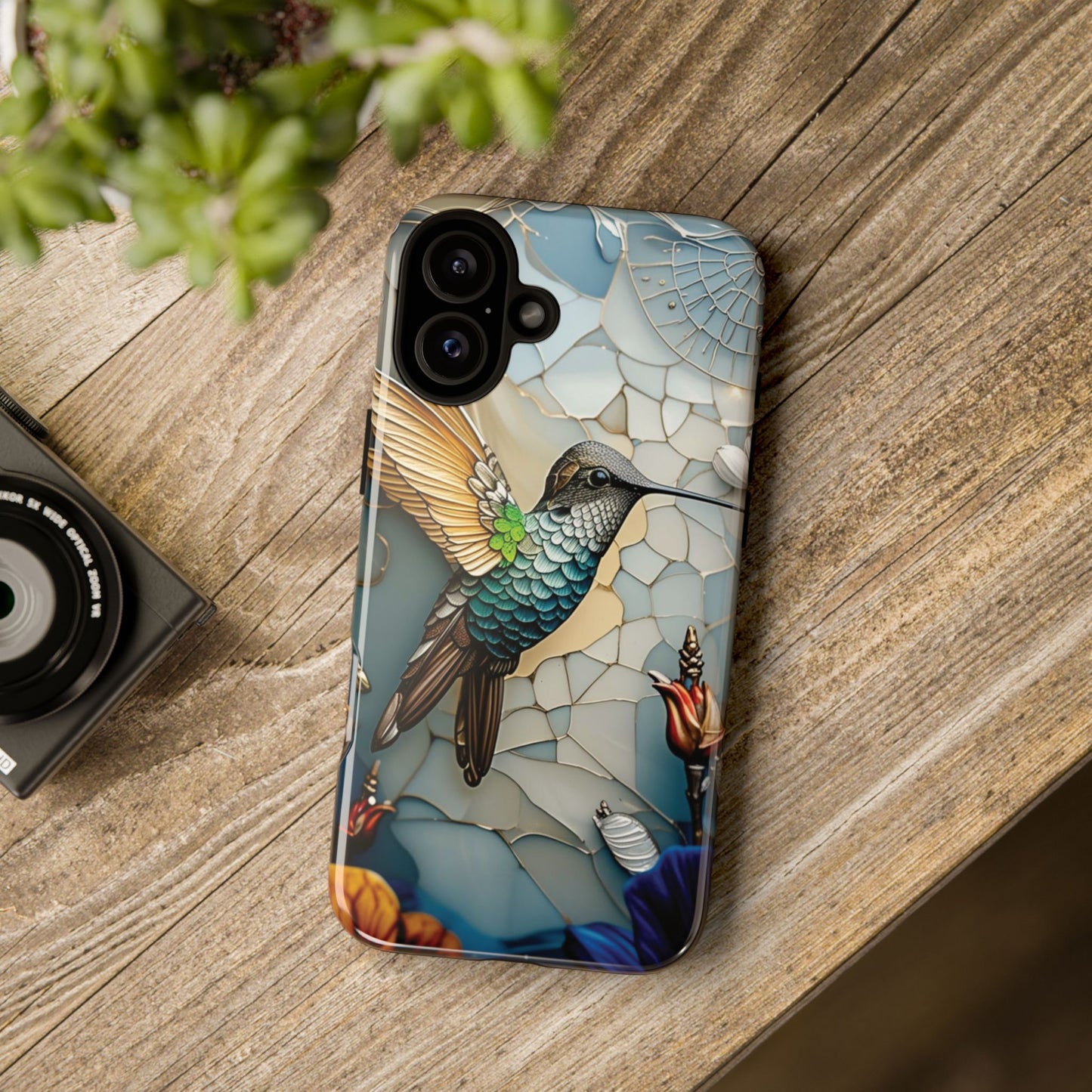 Artistic Hummingbird Phone Case