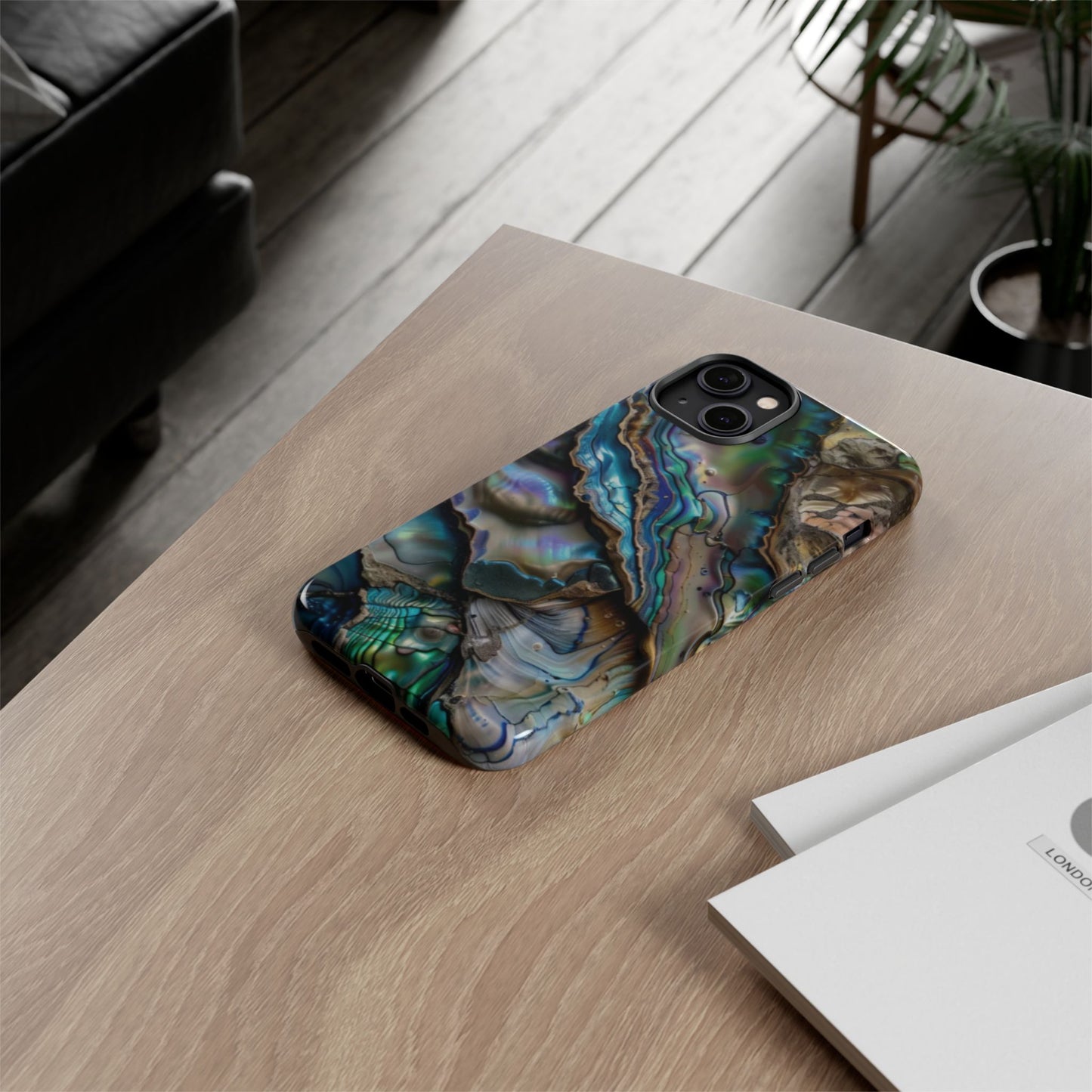 Blue Abalone Mollusk Phone Case