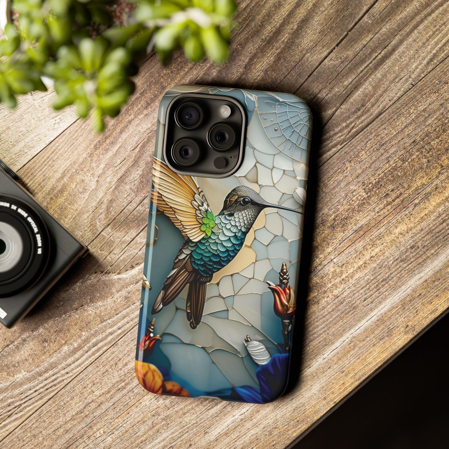 Artistic Hummingbird Phone Case