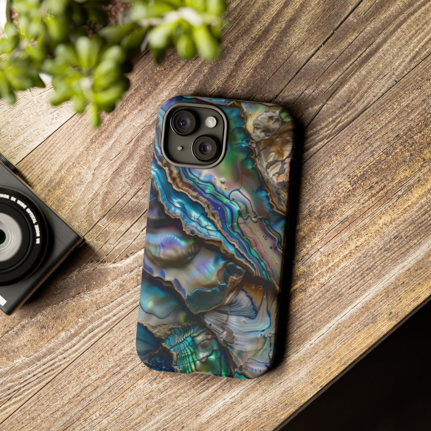 Blue Abalone Mollusk Phone Case