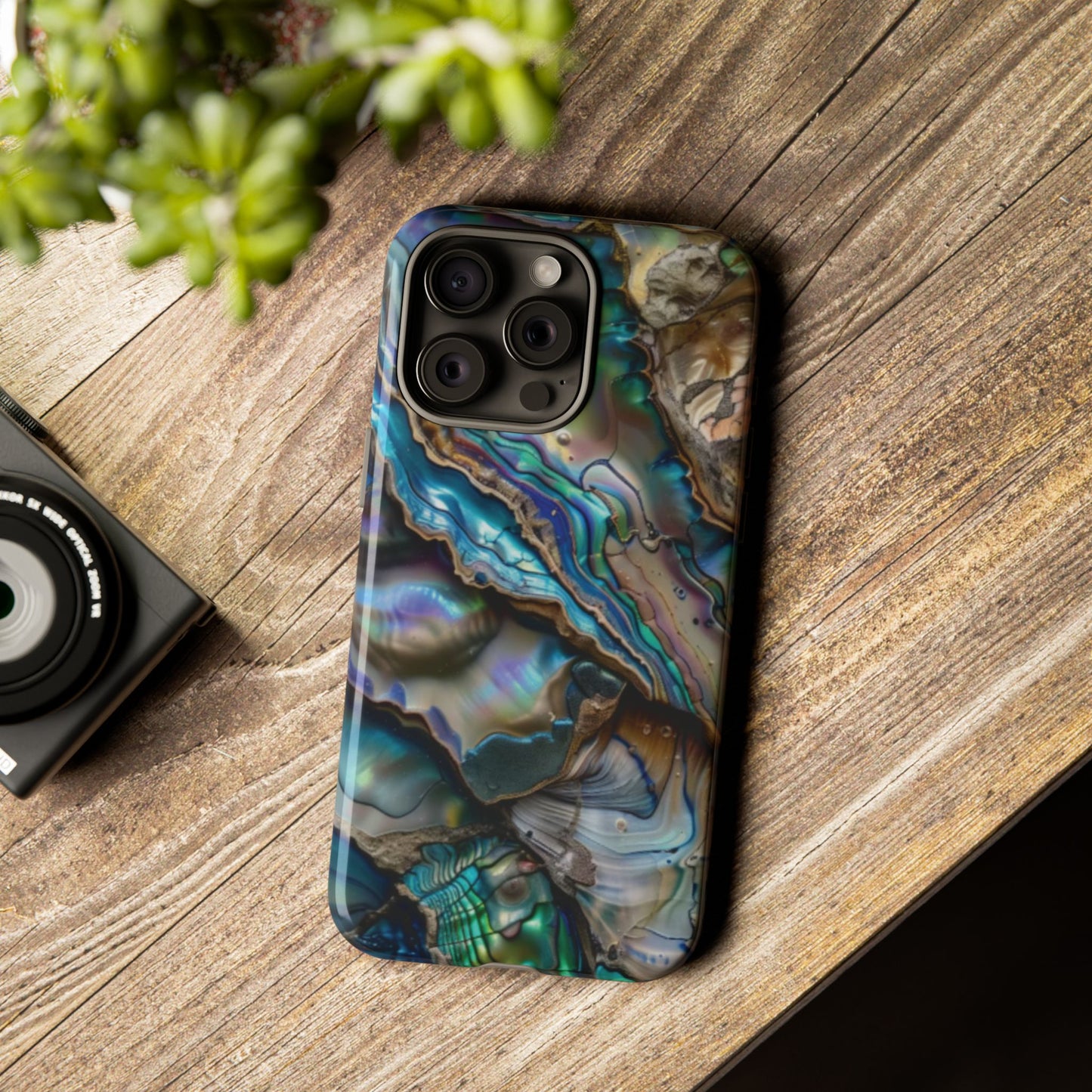 Blue Abalone Mollusk Phone Case