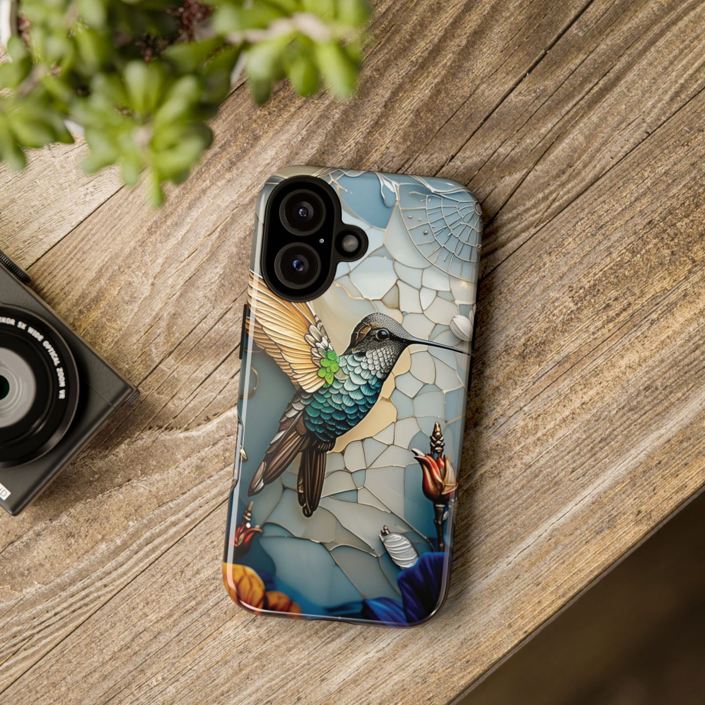 Artistic Hummingbird Phone Case