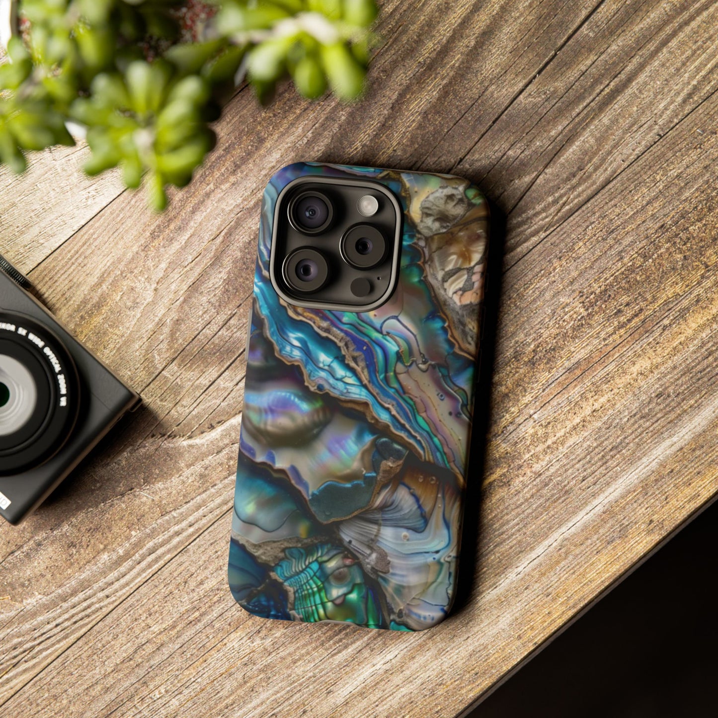Blue Abalone Mollusk Phone Case