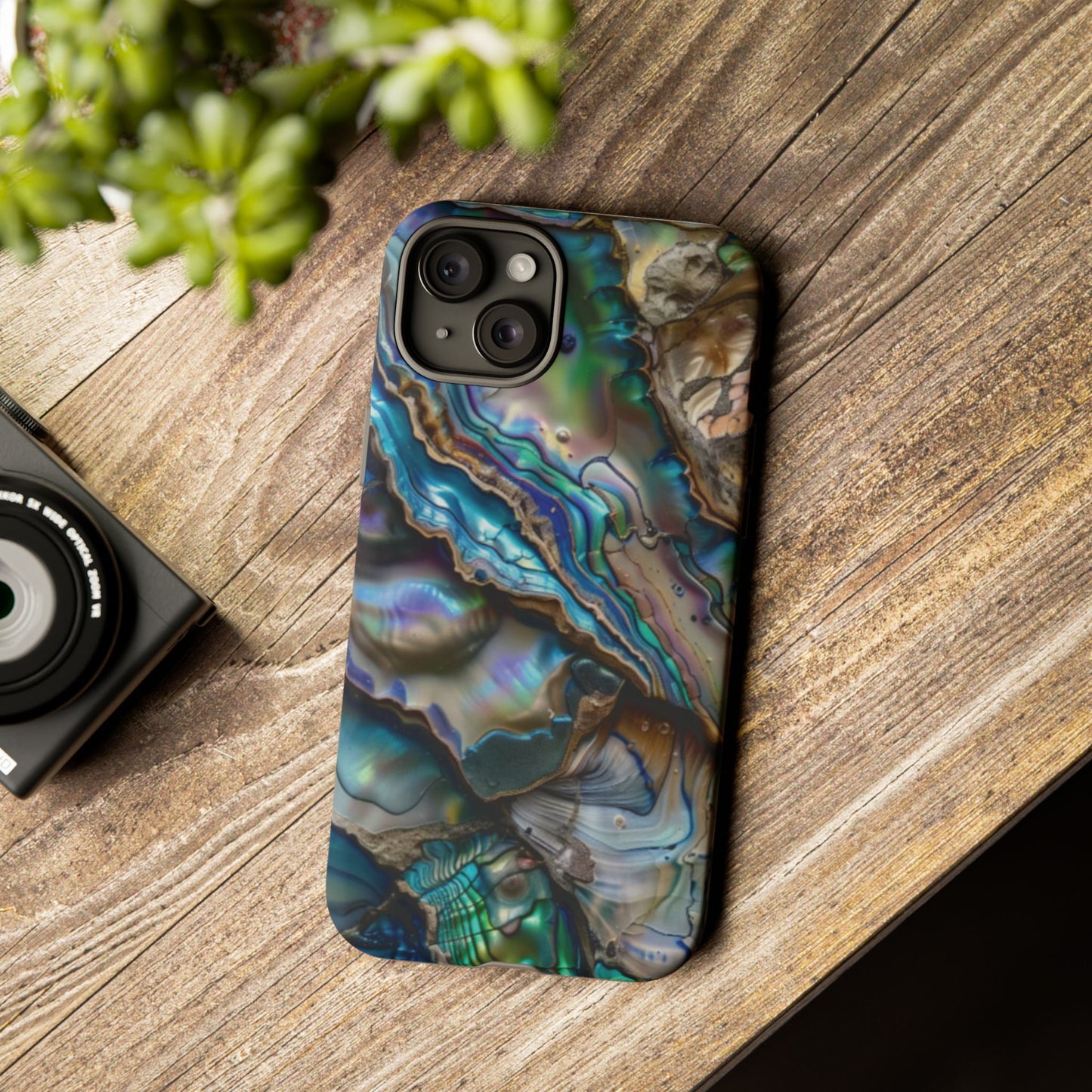 Blue Abalone Mollusk Phone Case