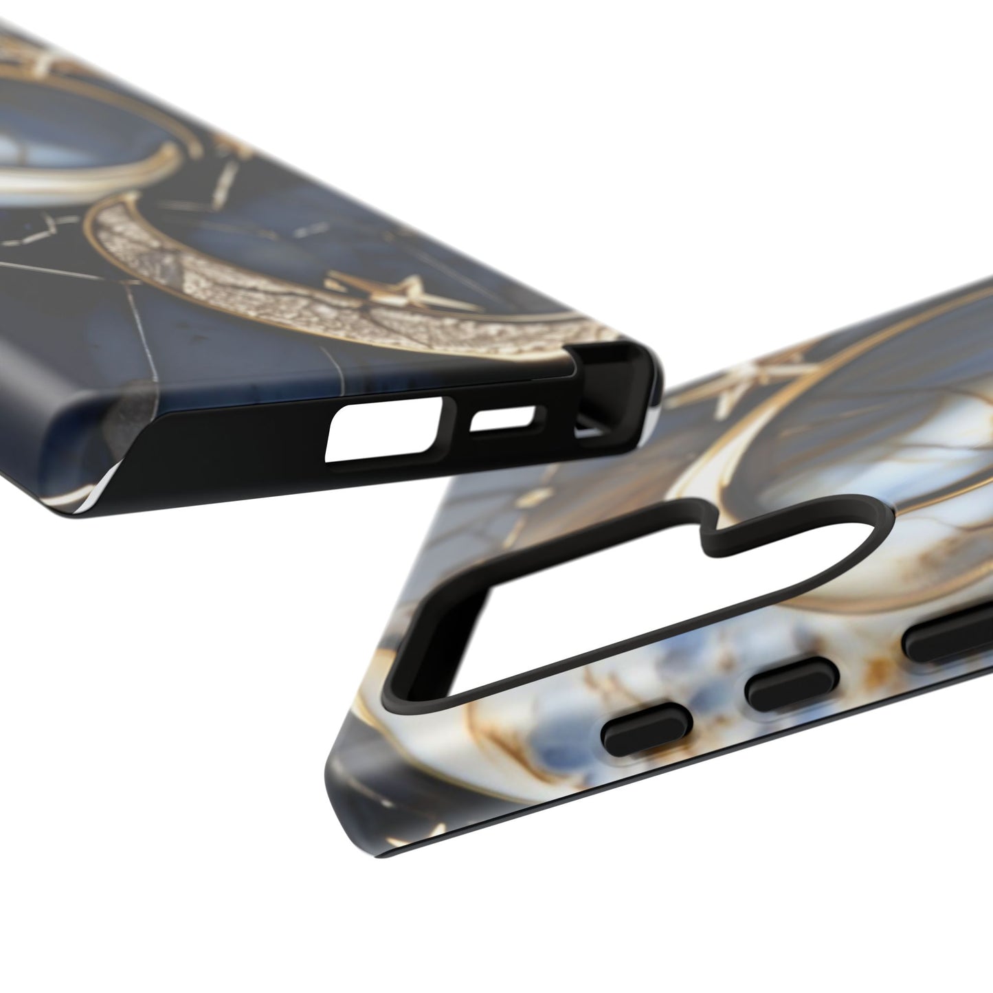 Waning Crescent Moon and Stars Phone Case