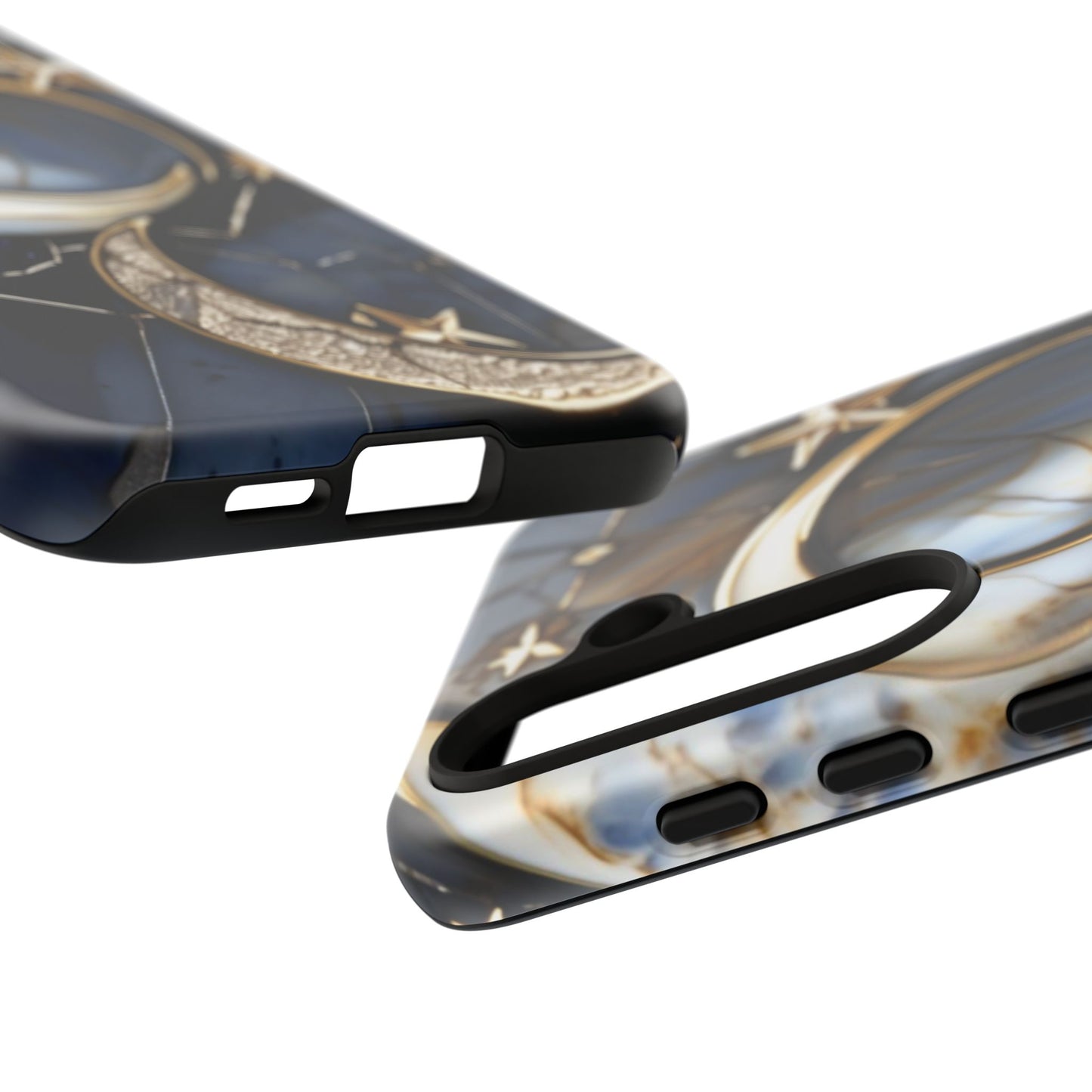 Waning Crescent Moon and Stars Phone Case