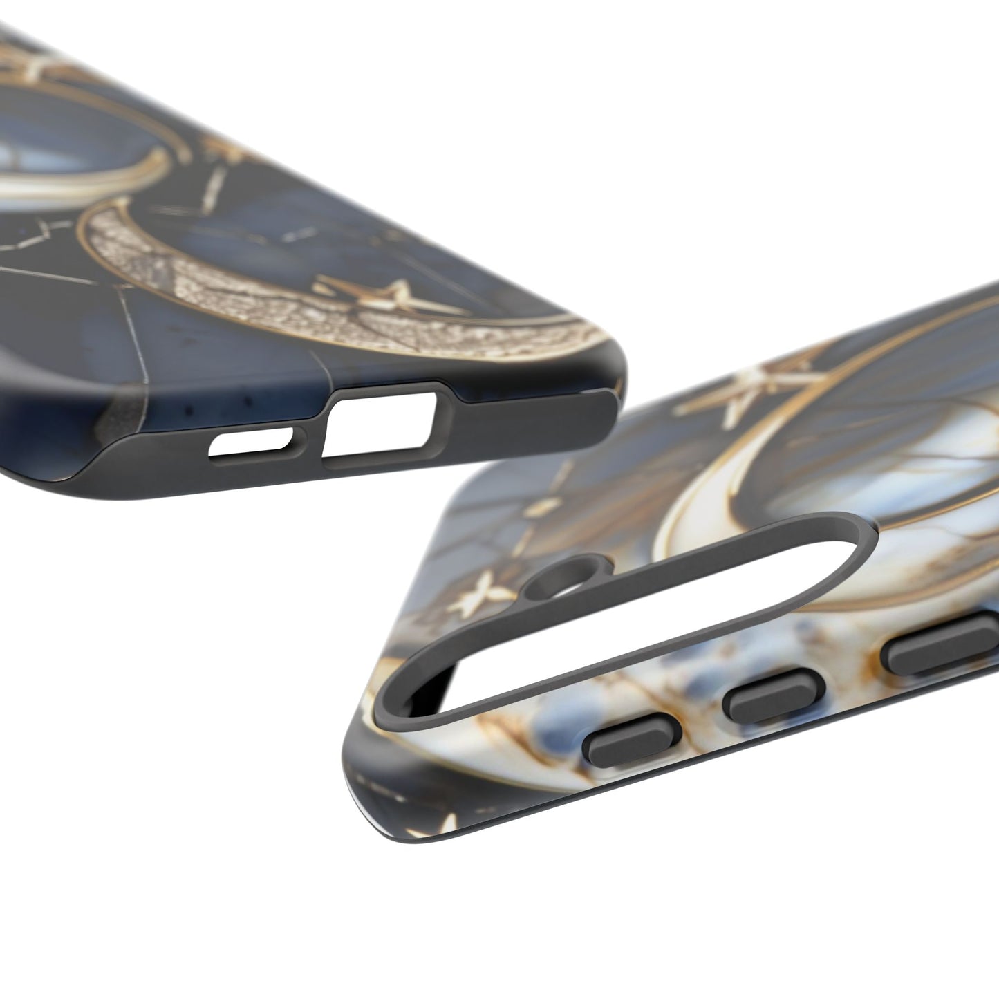Waning Crescent Moon and Stars Phone Case
