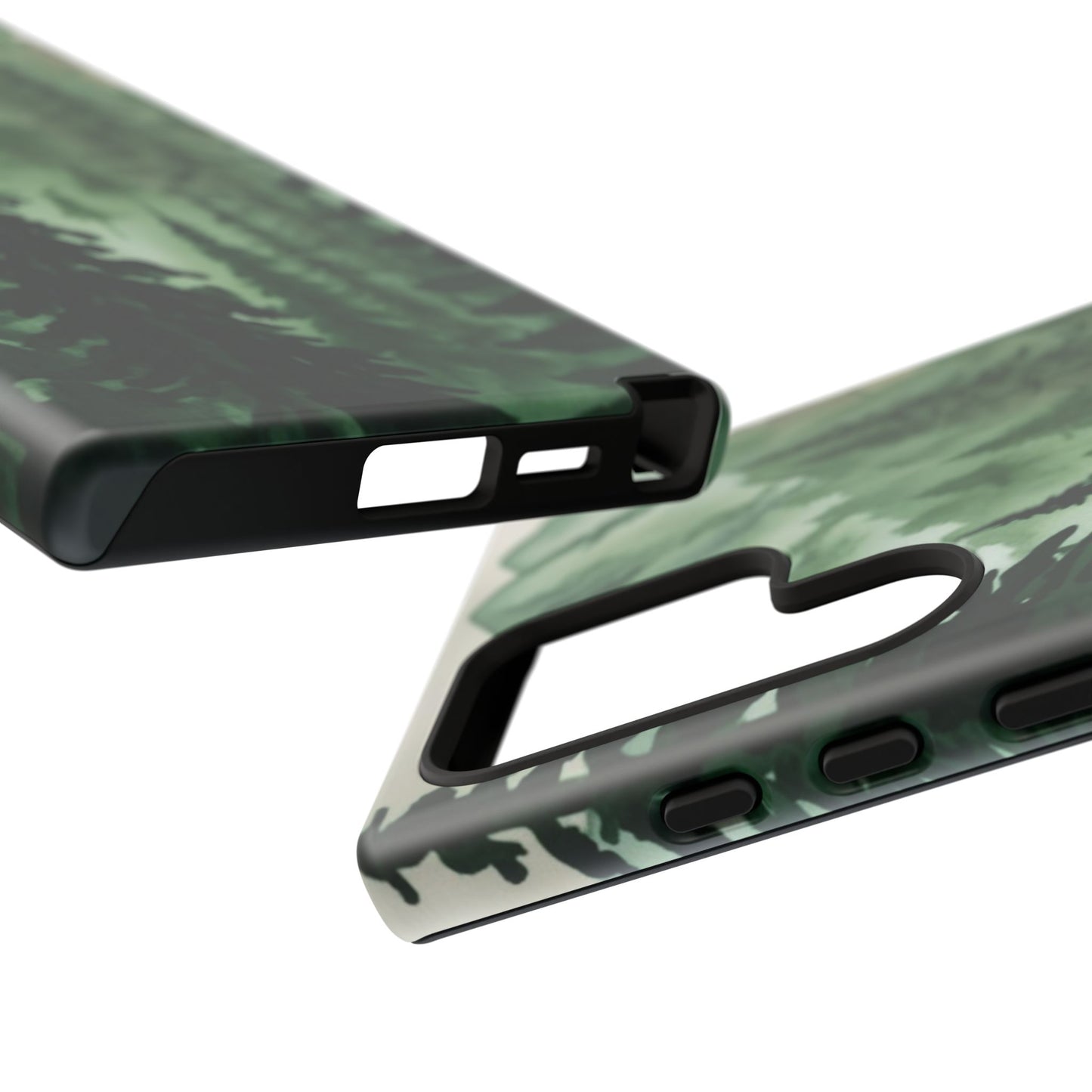 Watercolor Pine Tree Forest Mountains Phone Case
