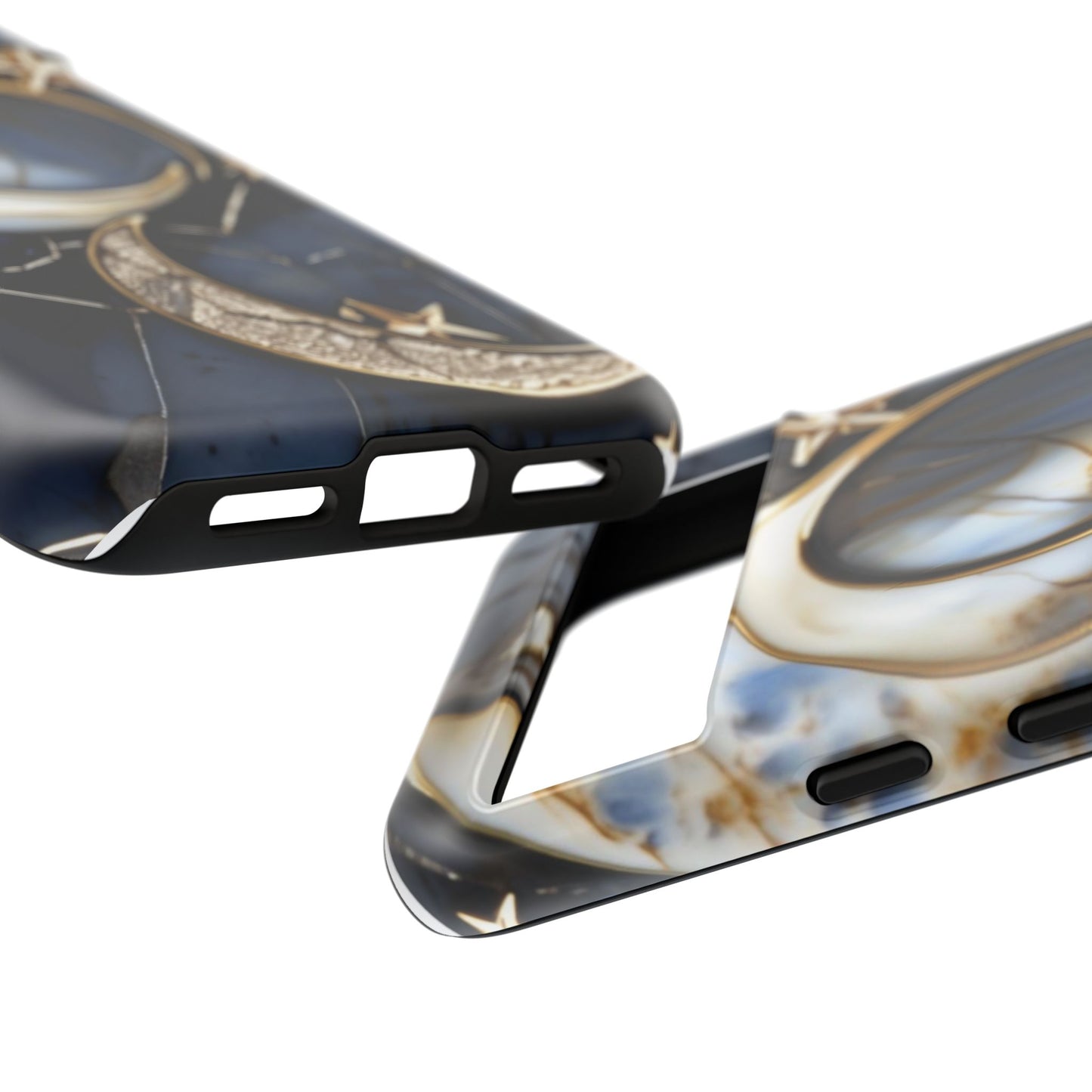 Waning Crescent Moon and Stars Phone Case