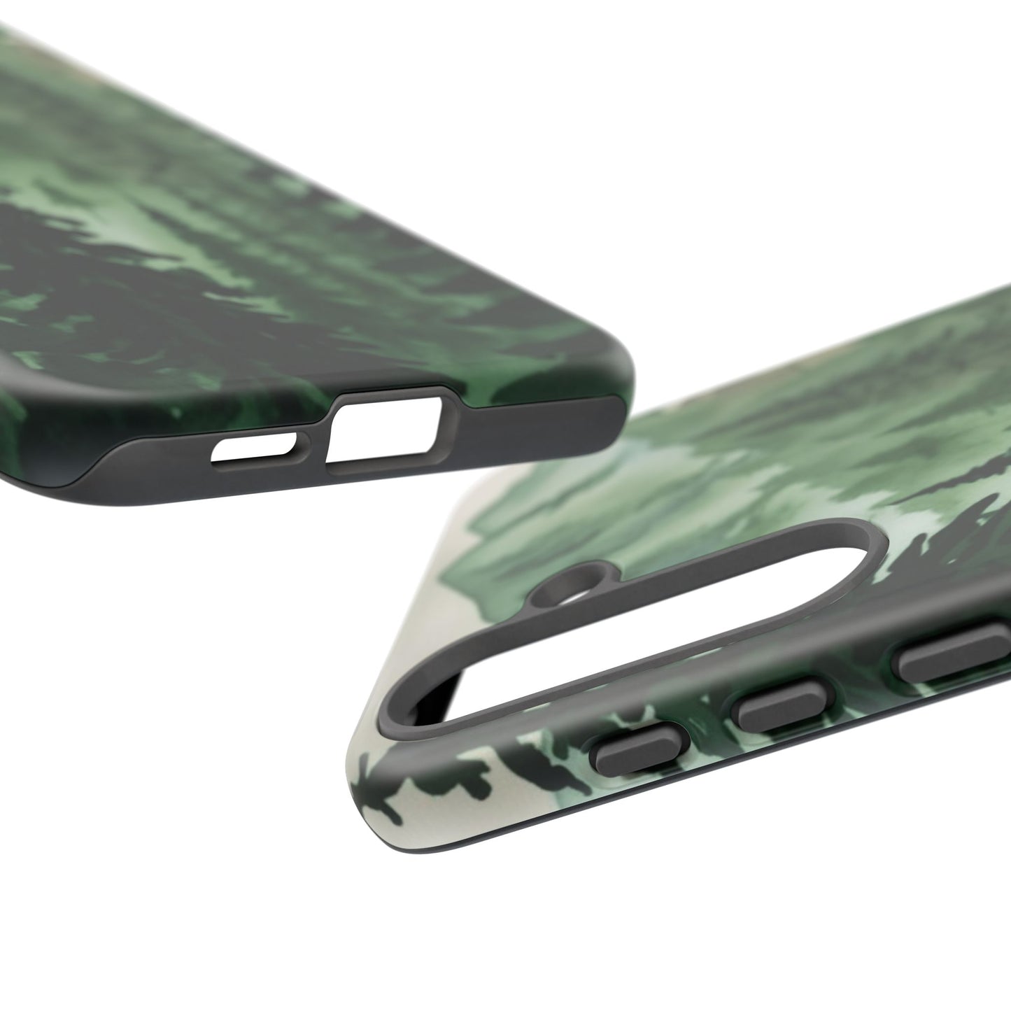 Watercolor Pine Tree Forest Mountains Phone Case