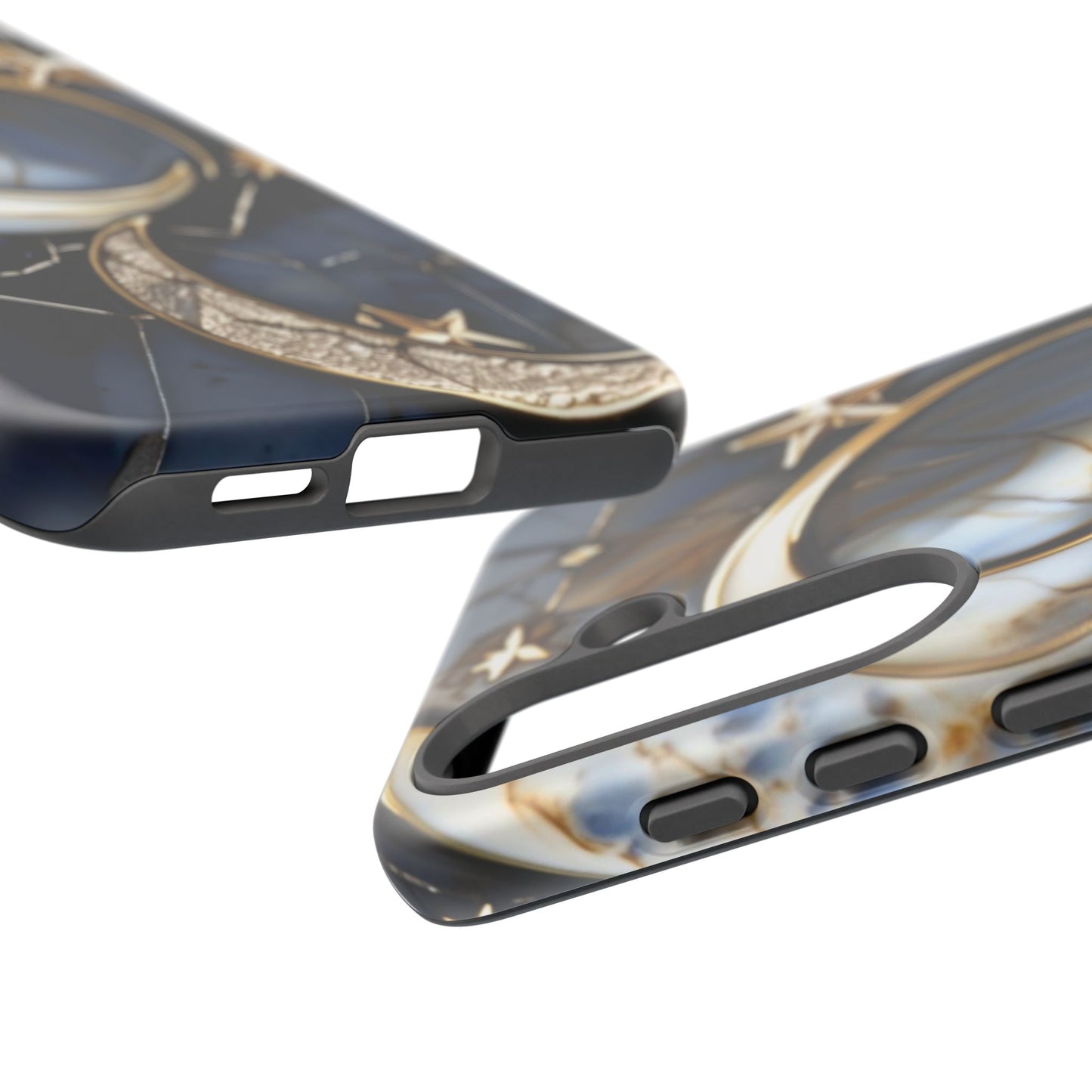 Waning Crescent Moon and Stars Phone Case