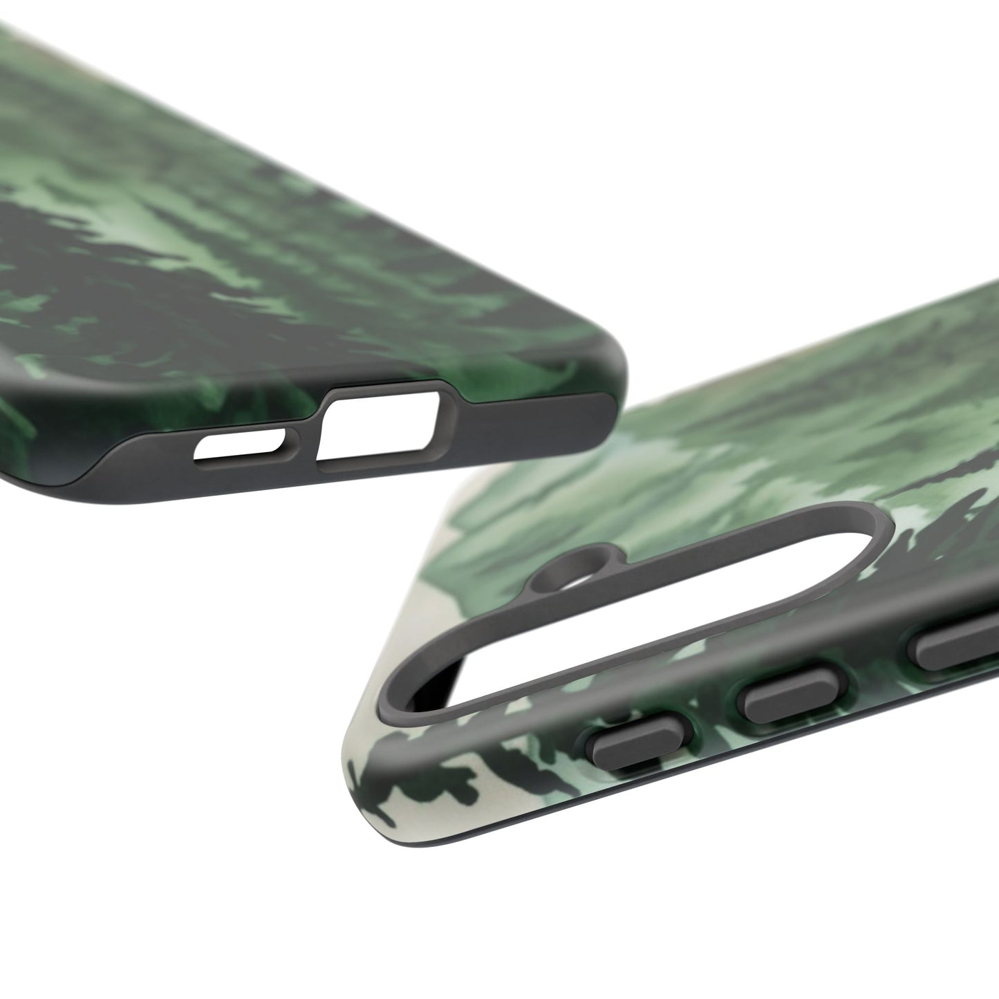 Watercolor Pine Tree Forest Mountains Phone Case