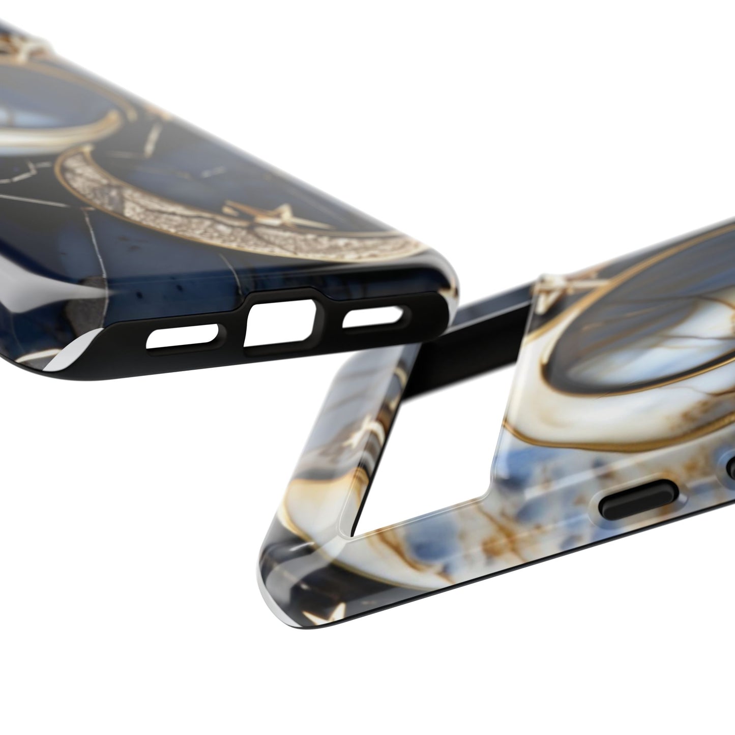 Waning Crescent Moon and Stars Phone Case