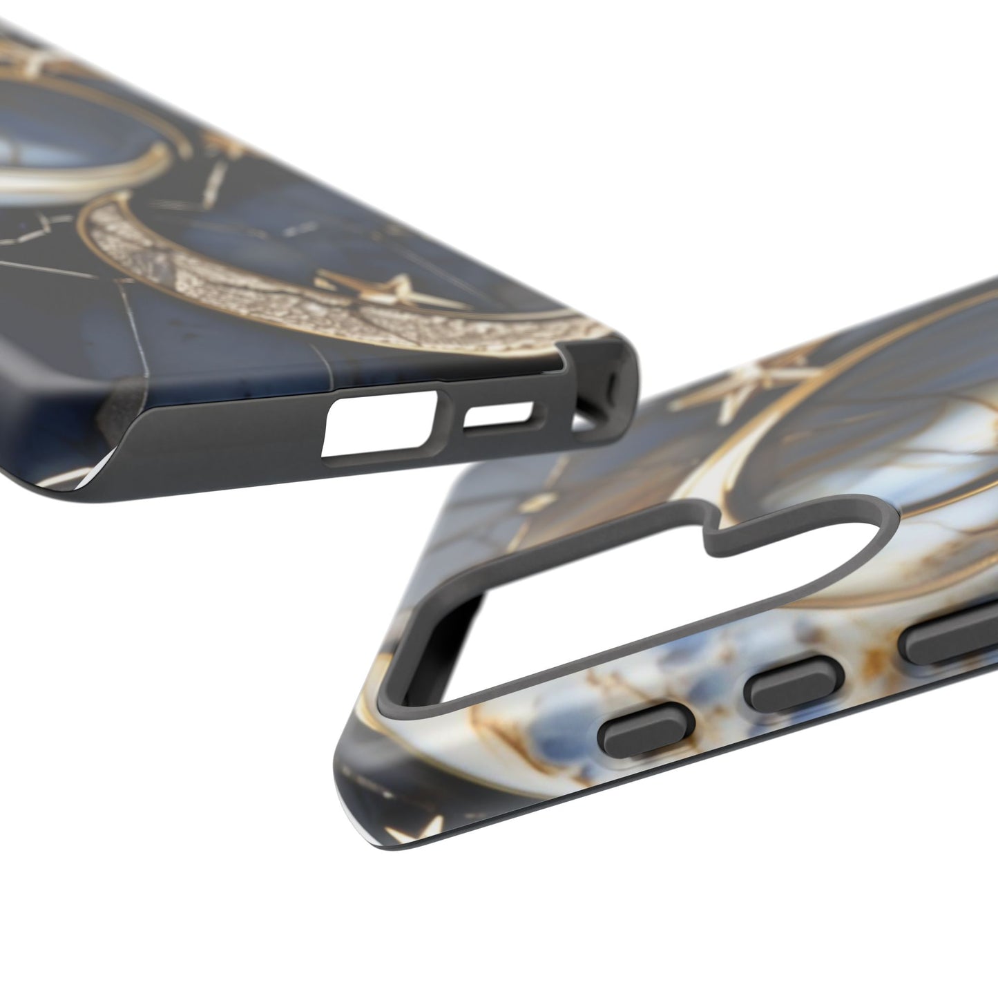 Waning Crescent Moon and Stars Phone Case