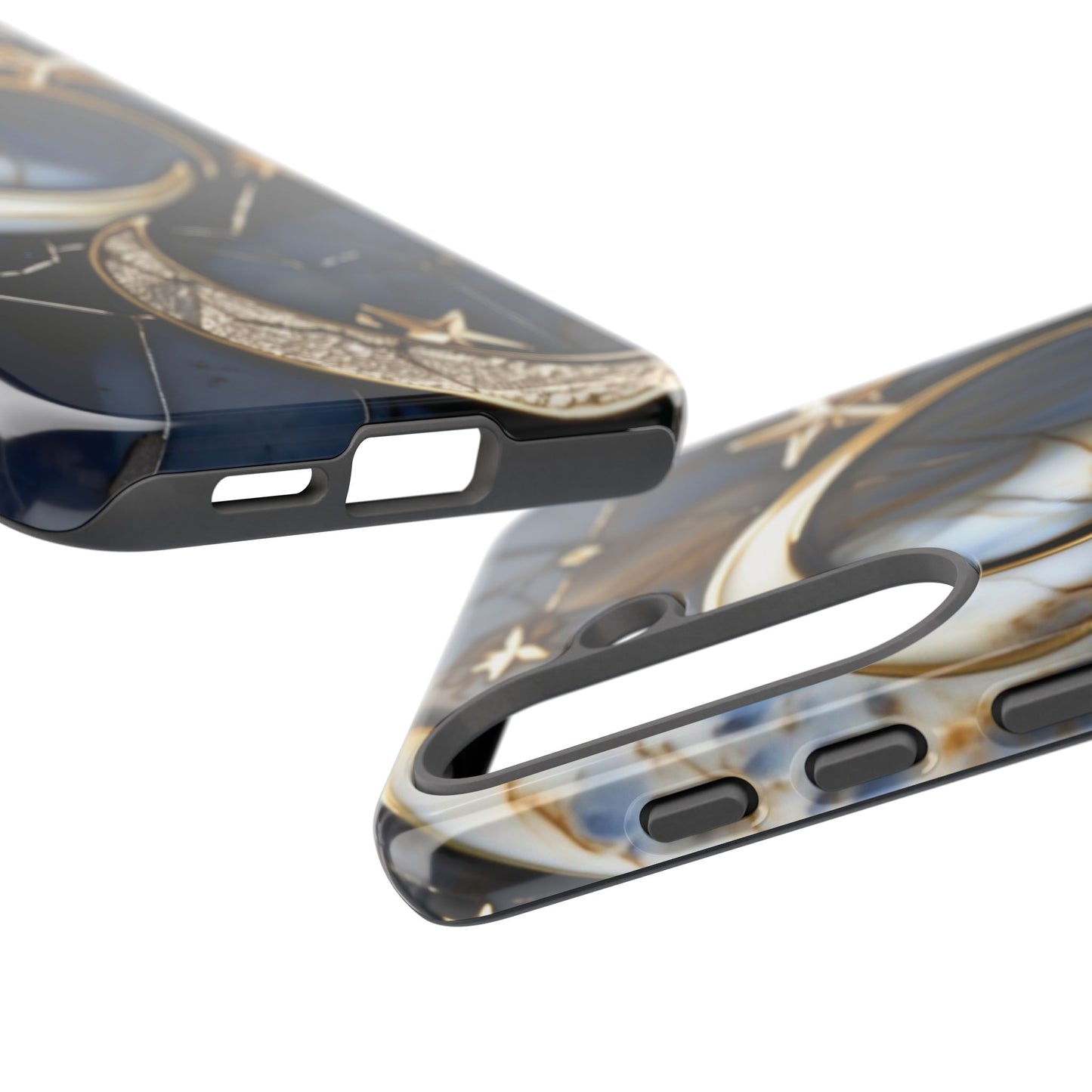 Waning Crescent Moon and Stars Phone Case