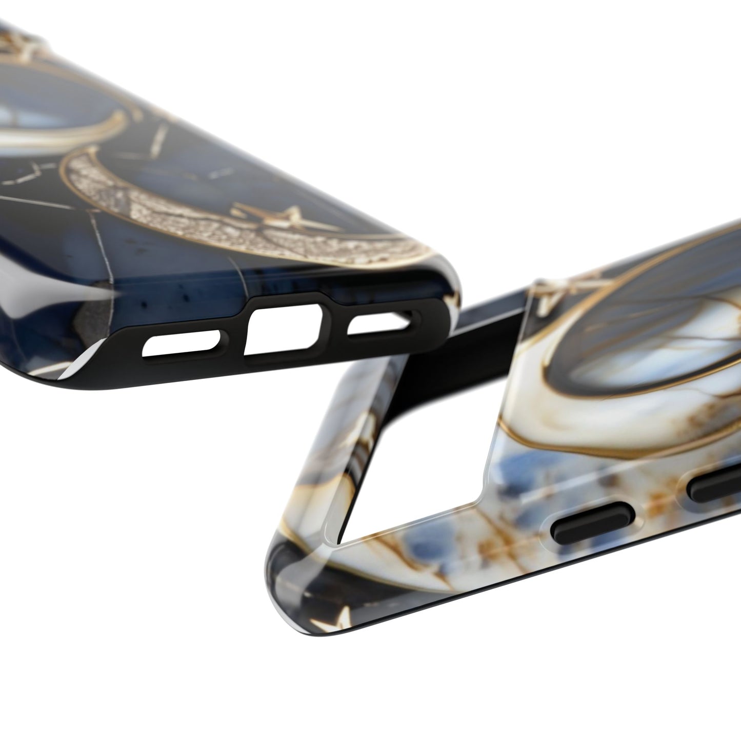 Waning Crescent Moon and Stars Phone Case