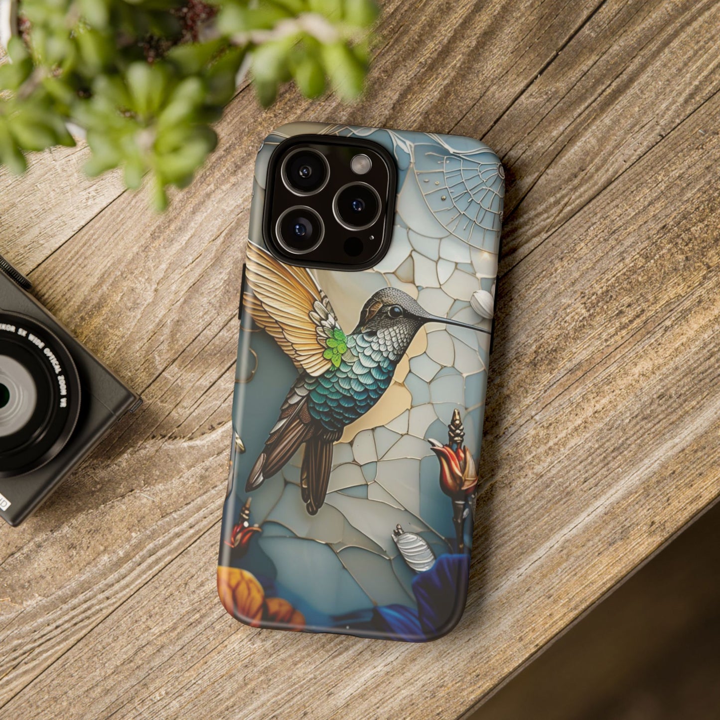 Artistic Hummingbird Phone Case