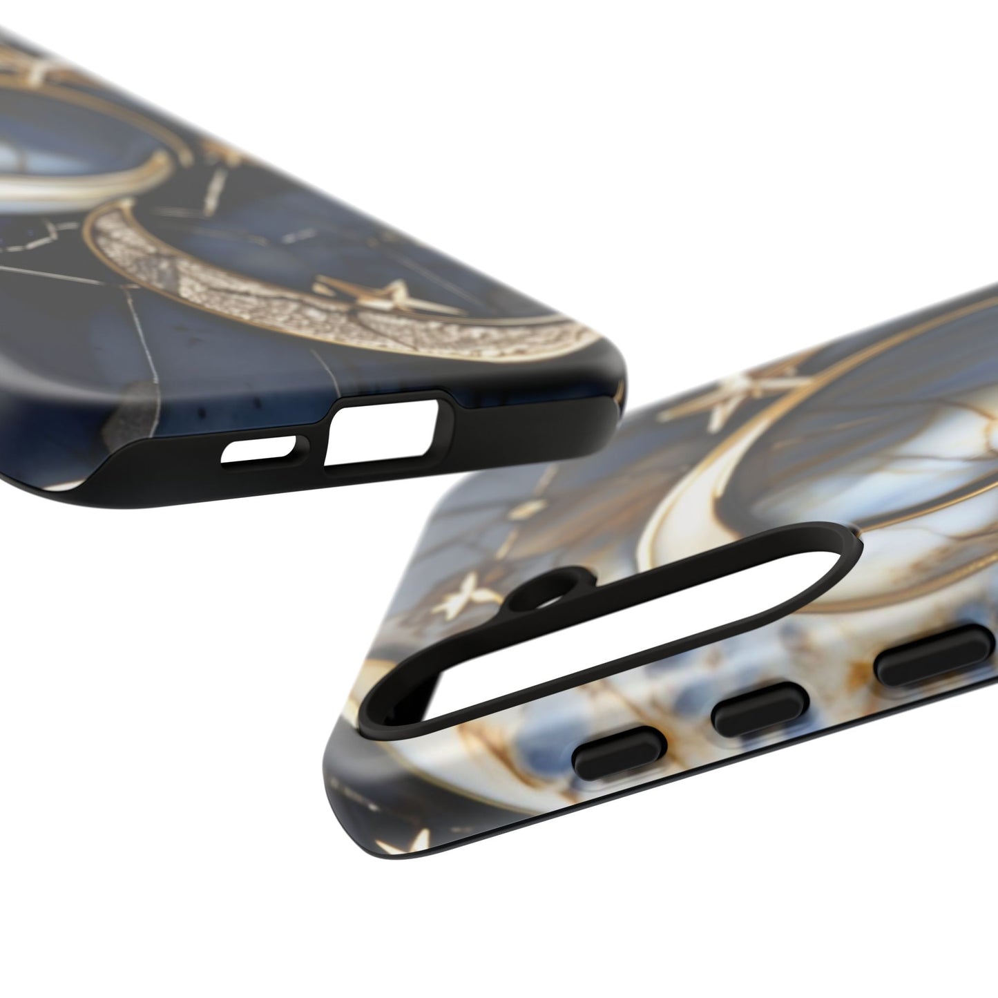 Waning Crescent Moon and Stars Phone Case